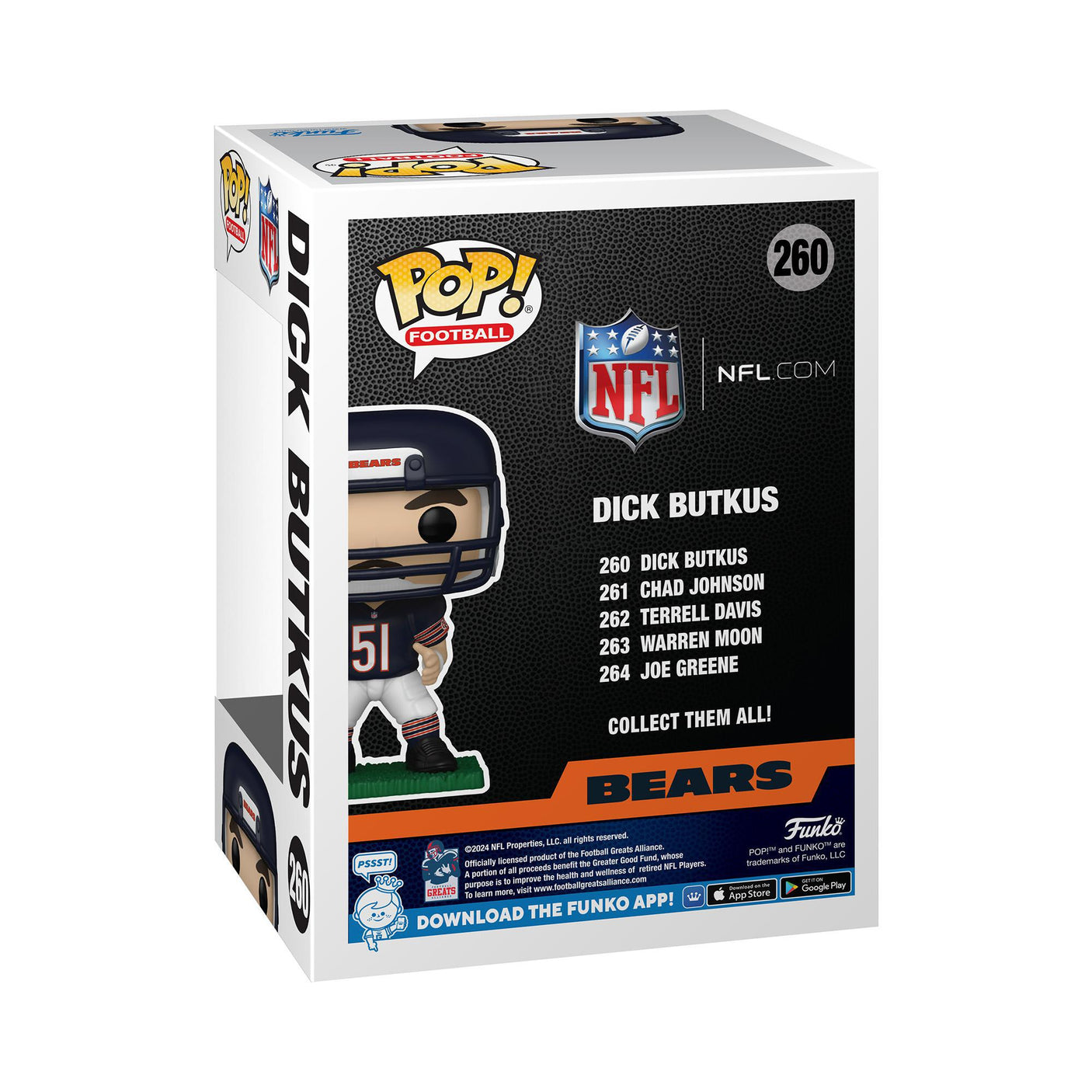 Bears Dick Butkus Funko Pop