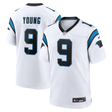 Panthers Bryce Young Men's White Nike Game Jersey