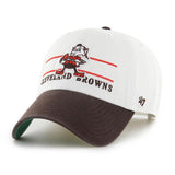 Browns Men's '47 Double Header Historic Clean Up Hat