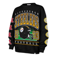 Steelers 2025 '47 Brand Women's Go Big Oversized Crewneck