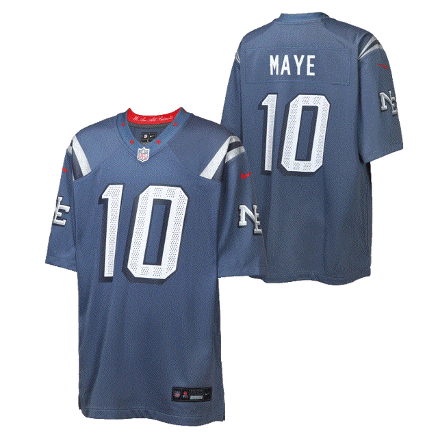 Patriots Drake Maye Youth Rivalry Game Jersey