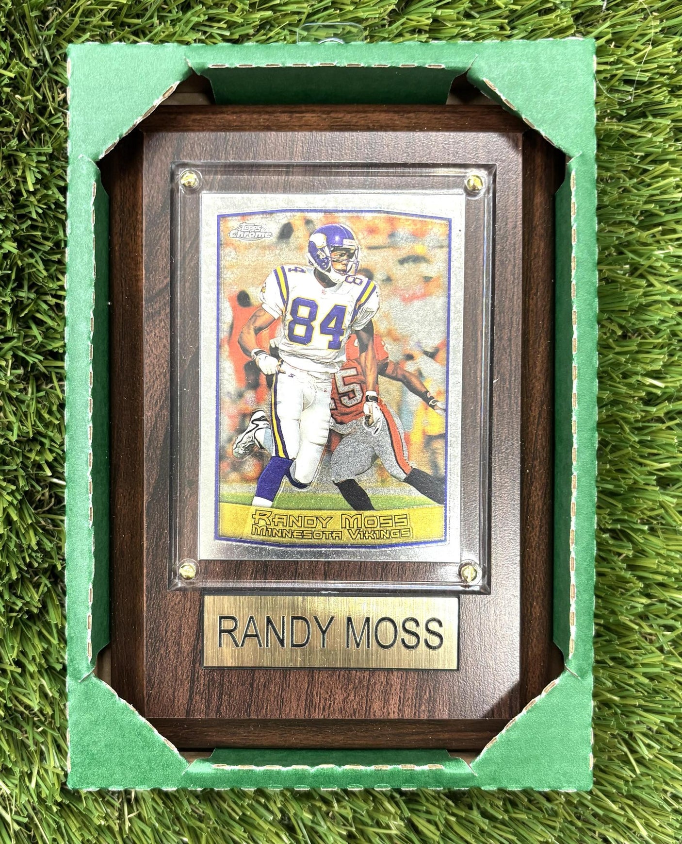 Randy Moss 4x6 Plaque