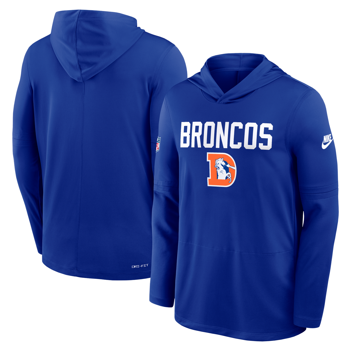 Broncos 2025 Nike Men's Lightweight Hoodie Top Long Sleeve