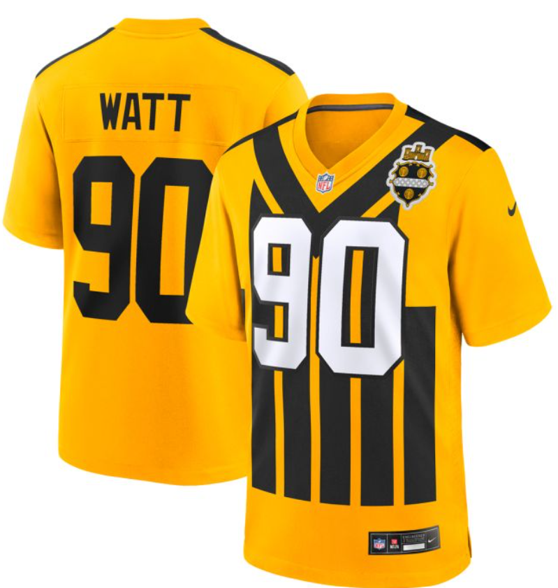 Steelers TJ Watt Nike Men's 1933 Throwback Jersey