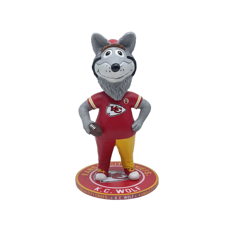 Chiefs Mascot 5 Inch Repeat Name On Base Bobblehead Pro Football Hall of Fame