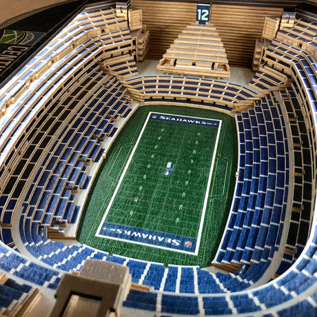 Seahawks 25-Layer Lighted StadiumView End Table