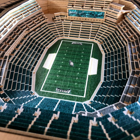 Eagles 25-Layer Lighted StadiumView End Table