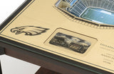 Eagles 25-Layer Lighted StadiumView End Table
