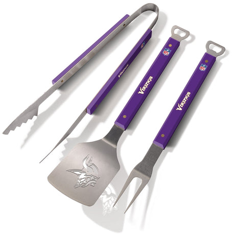 Vikings Spirit Series 3-Piece BBQ Set