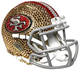 49ers Swarovski Crystal Mini Helmet