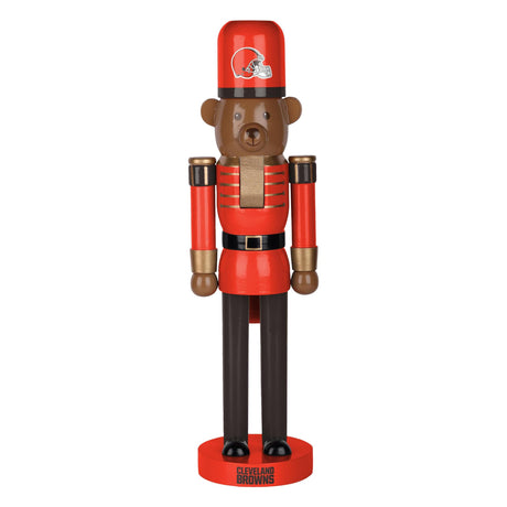 Browns 14 Inch Bear Nutcracker Pro Football Hall of Fame