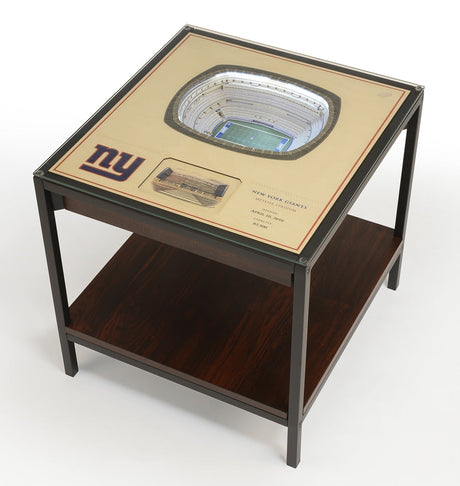 Giants 25-Layer Lighted StadiumView End Table