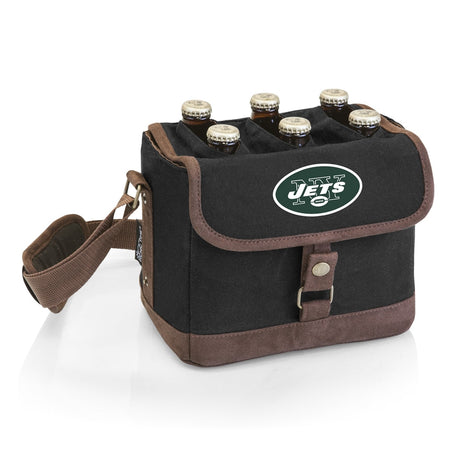 Jets Beer Caddy Cooler Tote with Opener by Picnic Time