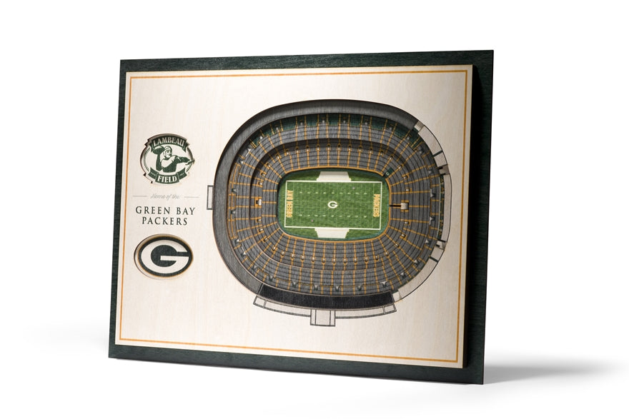 Packers 5-Layer StadiumViews Wall Art
