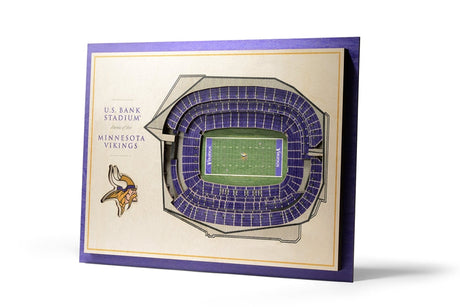 Vikings 5-Layer StadiumViews Wall Art