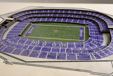 Vikings 5-Layer StadiumViews Wall Art