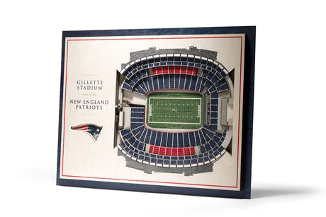 Patriots 5-Layer StadiumViews Wall Art