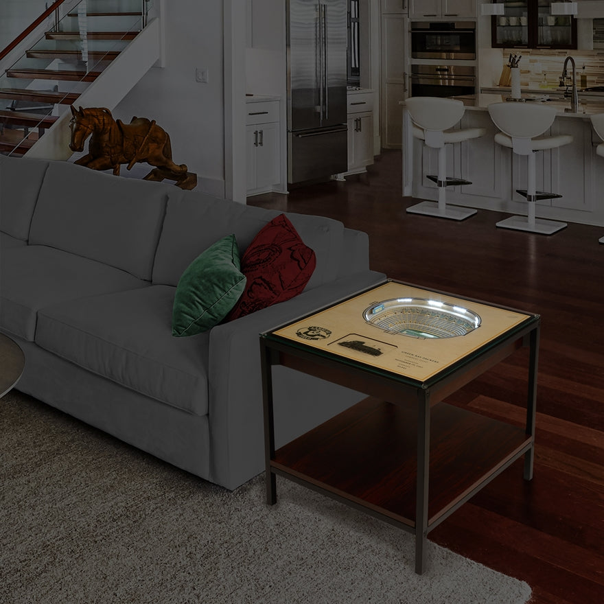 Packers 25-Layer Lighted StadiumView End Table