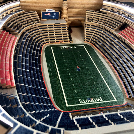 Patriots 25-Layer Lighted StadiumView End Table