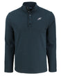 Eagles Cutter and Buck Men's Black Hunts Point Eco Fleece Snap Pullover