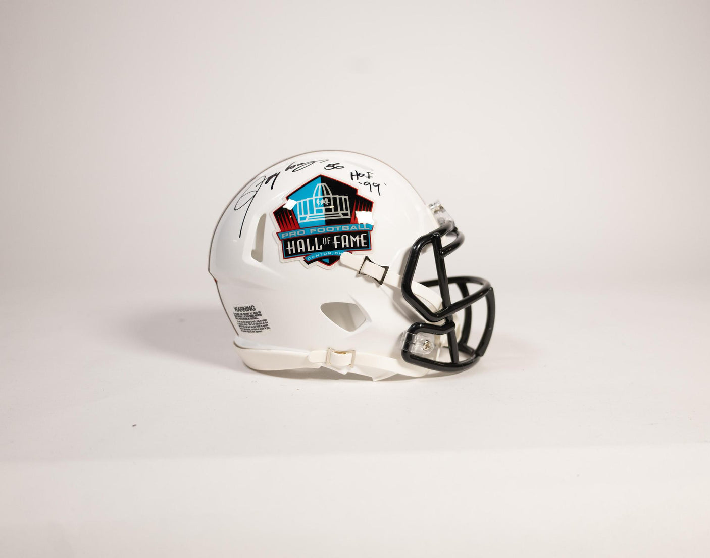 Lawrence Taylor Autographed Hall Of Fame Mini Helmet