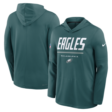 Eagles 2026 Nike Men's Dri-Fit Lightweight Long Sleeve Hoodie Top Pro Football Hall of Fame