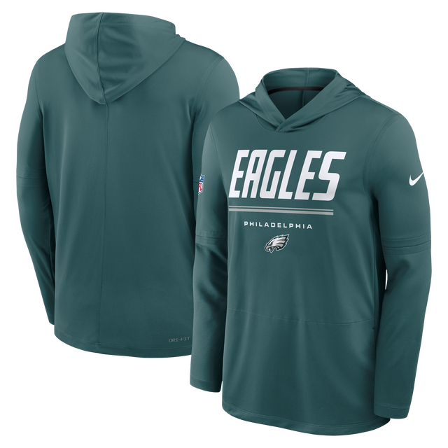 Eagles 2026 Nike Men's Dri-Fit Lightweight Long Sleeve Hoodie Top
