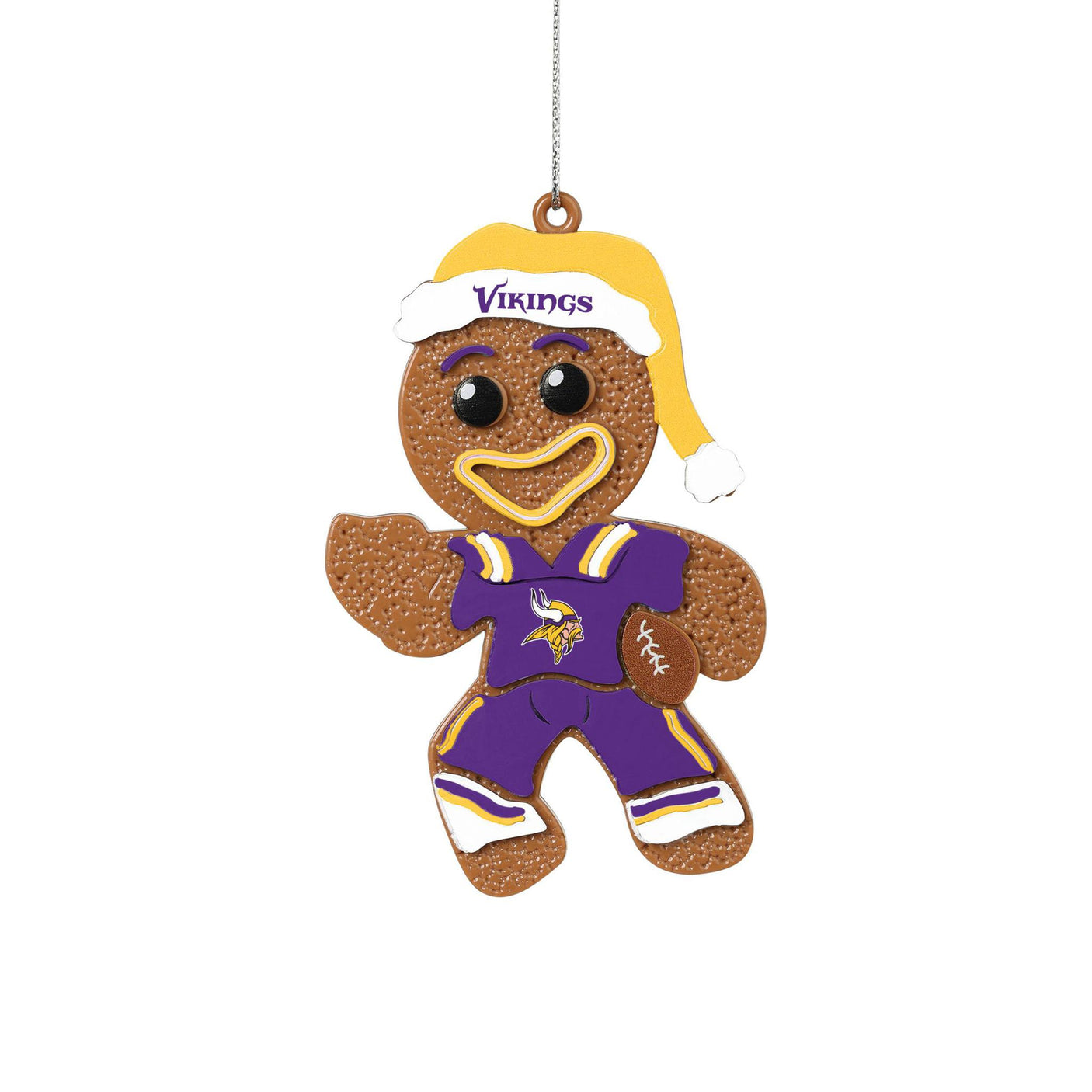 Vikings Gingerbread Man in Uniform Ornament