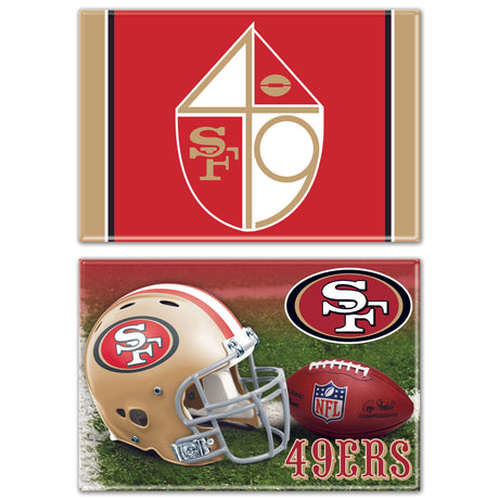 49ers 2-Pack Rectangle Magnets