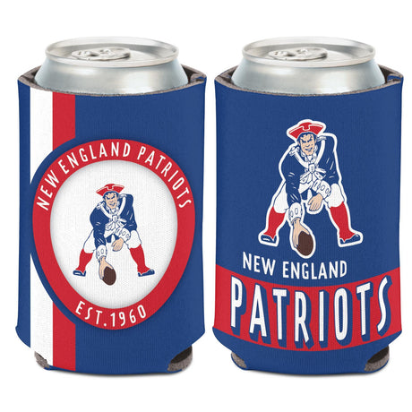 Patriots 12oz Retro Ring Can Cooler