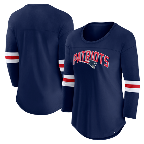 Patriots Women's Fanatics First Team Arch 3/4 Sleeve T-Shirt