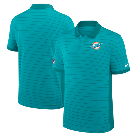 Dolphins 2025 Nike Dri-Fit Victory Stripe Polo