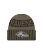 Ravens 2025 Men's New Era Salute to Service Knit