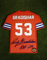 Randy Gradishar Wood Jersey 3D Sign - DS