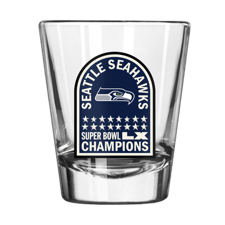 Seahawks Super Bowl LX (60) Champs Shot Glass