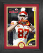 Kansas City Chiefs Super Bowl LVIII (58) Travis Kelce Heart Bronze Photo Mint