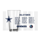 Cowboys Hall of Famer Pint Glass