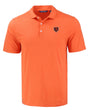 Bears Cutter and Buck Men's Orange Coastline Epic Comfort Eco Polo