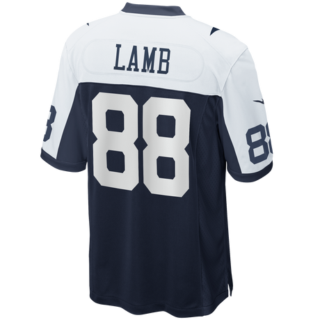 Cowboys CeeDee Lamb Men's Nike Alternate Throwback Game Jersey