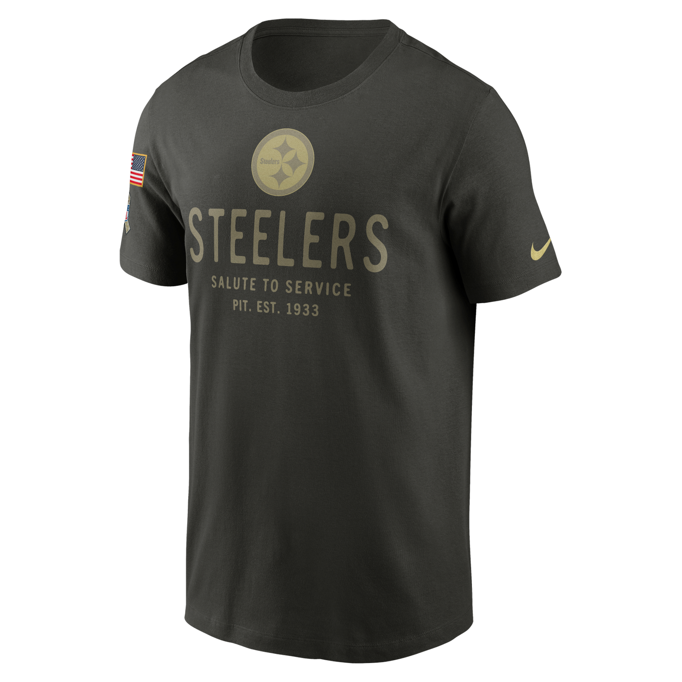 Steelers 2025 Nike Men's Salute to Service T-Shirt