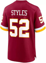 Commanders Sonny Styles Youth Nike Game Jersey