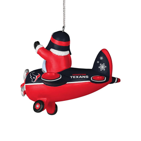 Texans Santa Airplane Ornament Pro Football Hall of Fame