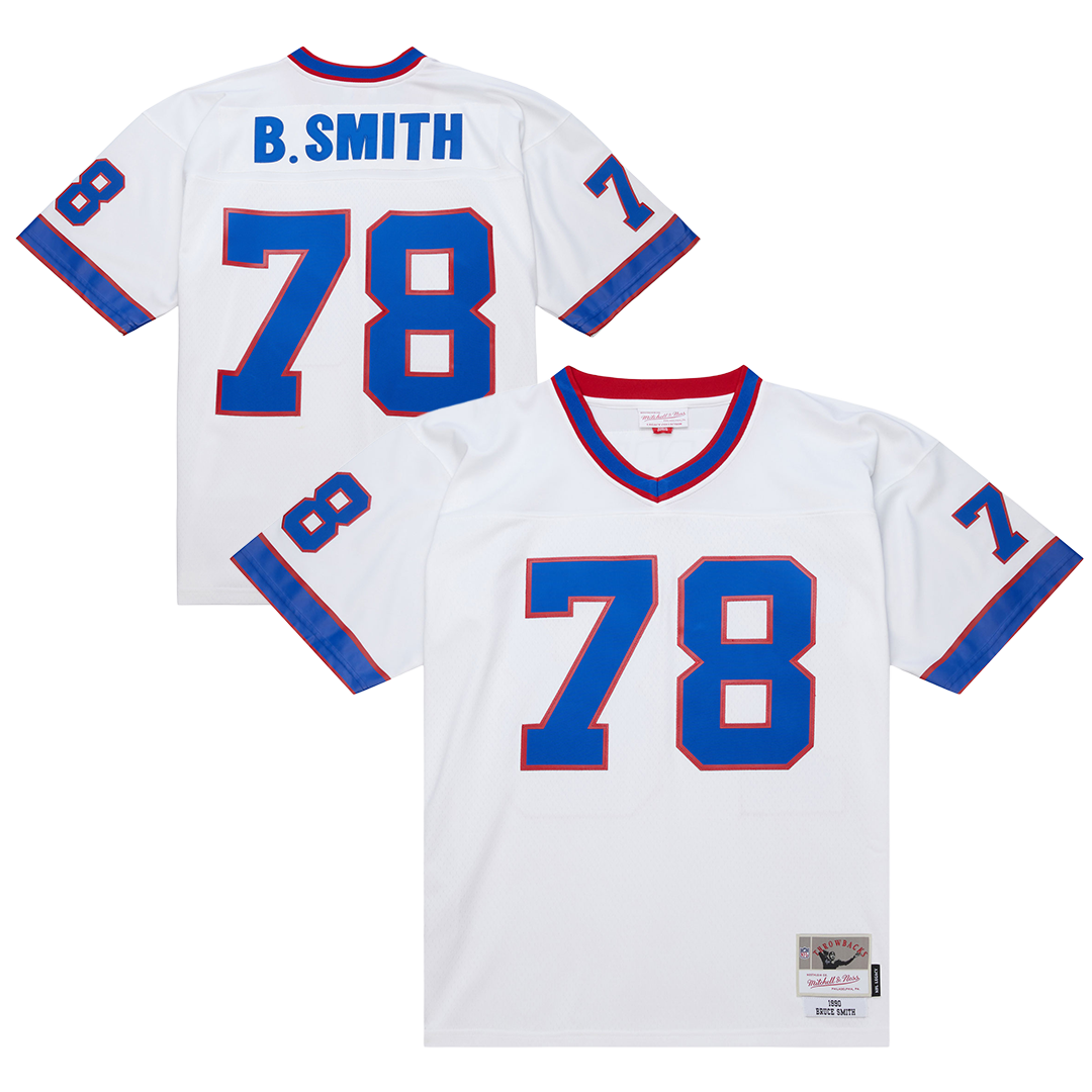 Bills Bruce Smith Mitchell & Ness Men's White Legacy Jersey 1990
