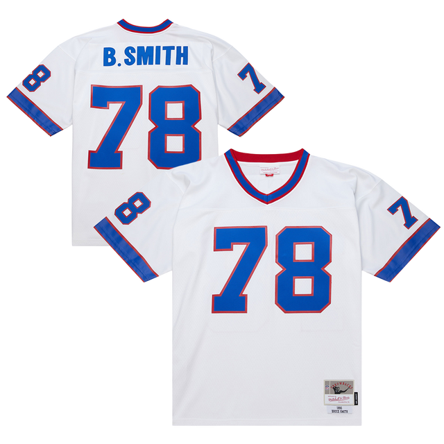 Bills Bruce Smith Mitchell & Ness Men's White Legacy Jersey 1990