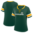 Packers 2025 Fanatics Women's Draw Play Athena Lace Up T-Shirt