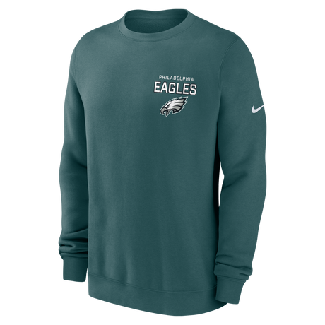 Eagles 2025 Men's Nike Fleece Club Crewneck