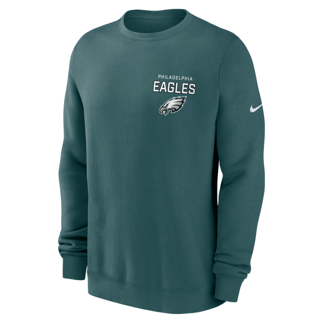 Eagles 2025 Men's Nike Fleece Club Crewneck