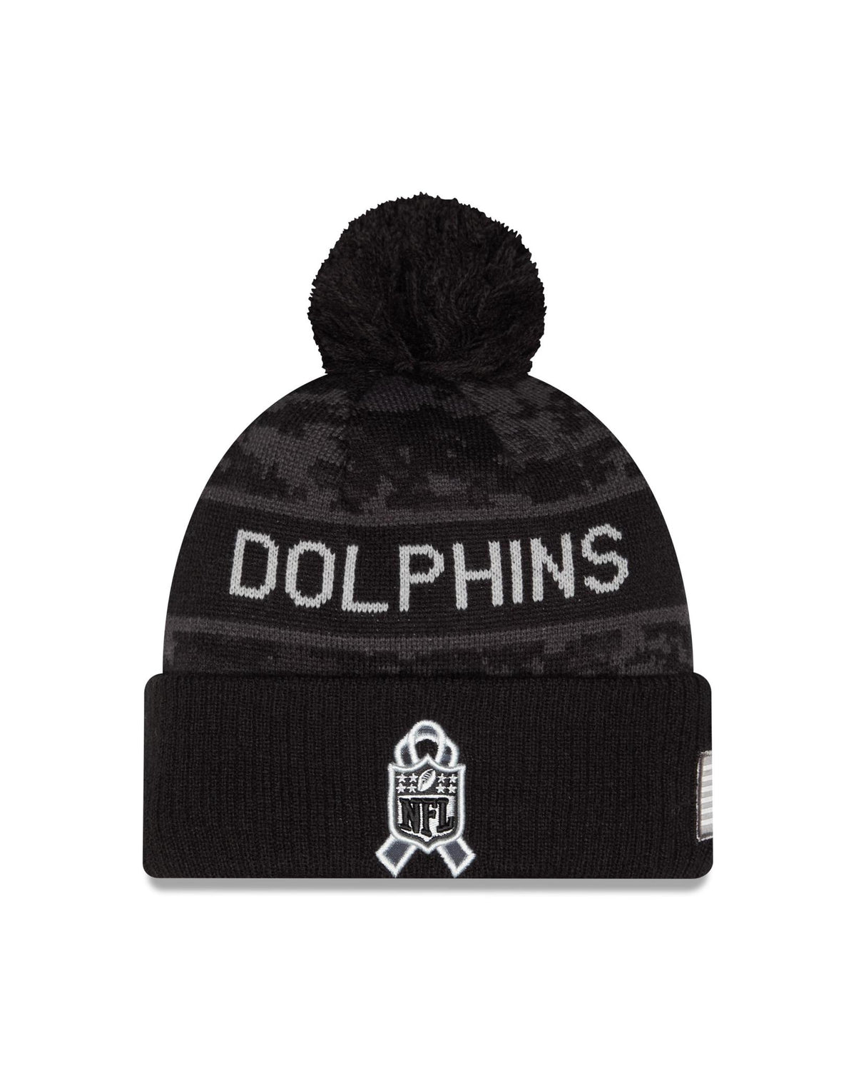 Dolphins 2026 New Era Men's Salute to Service Knit Pro Football Hall of Fame