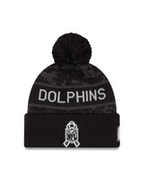 Dolphins 2026 New Era Men's Salute to Service Knit Pro Football Hall of Fame
