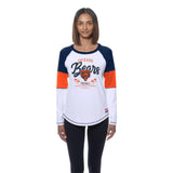 Bears 2025 New Era Women's White Long Sleeve T-Shirt